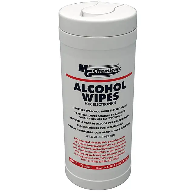 8241-T - Isopropyl Alcohol Wipes 6X7inch 75Pcs/Box 70% Alcohol 1