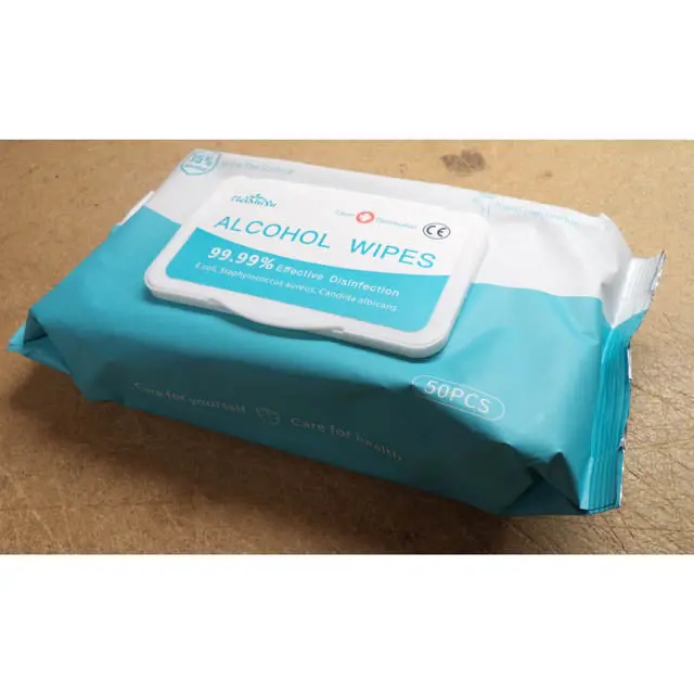 Alcohol Wipes 75 Percent - Isopropyl Alcohol Wipes 6X7inch 75% Alcohol (50 Pcs/Pkg) 1