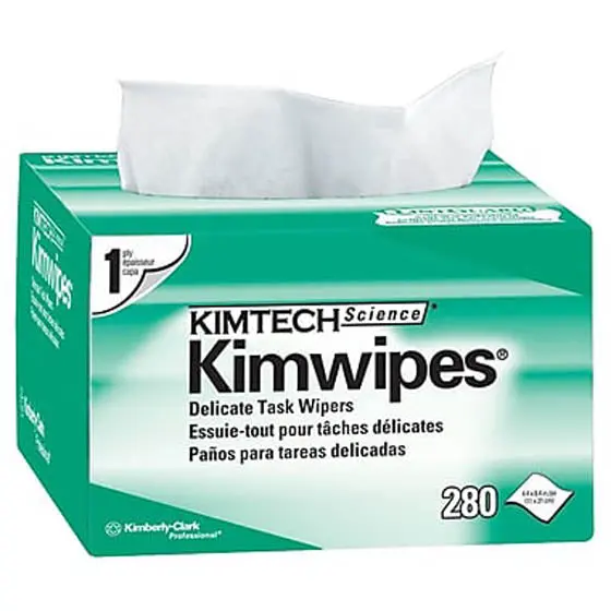 830-34155 - Wipes Single Ply 4.4X8.4In Delicate Task Wipers 286Pcs/Box 1