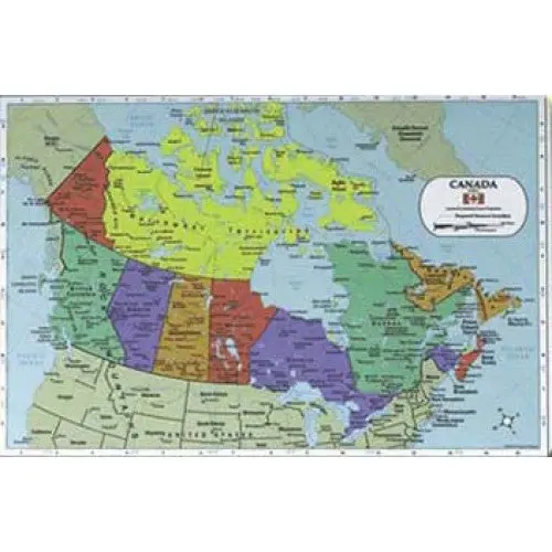 R12000 - Placemat Map Of Canada 1