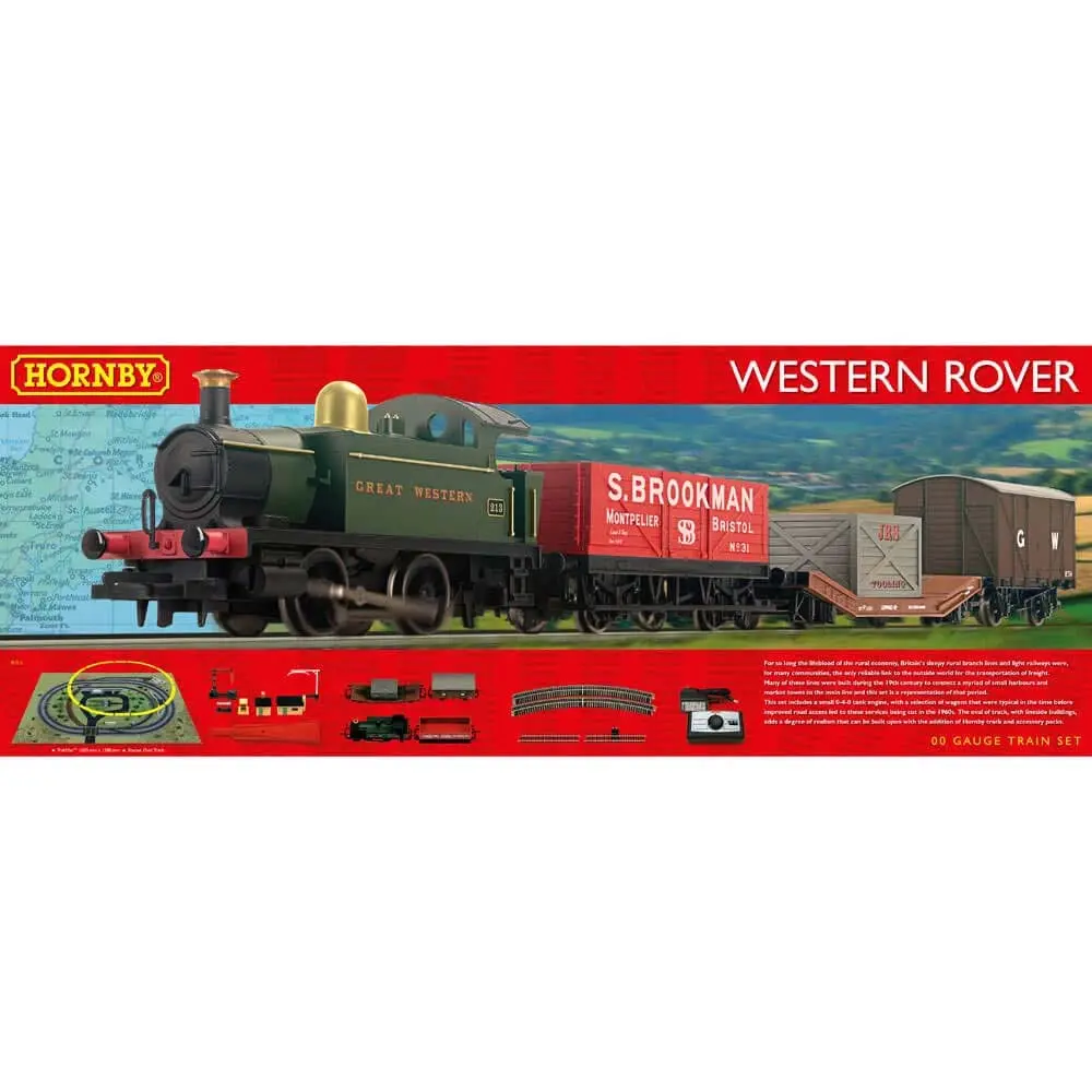 R1211 - Hornby Western Rover 00 Gauge Train Set 1