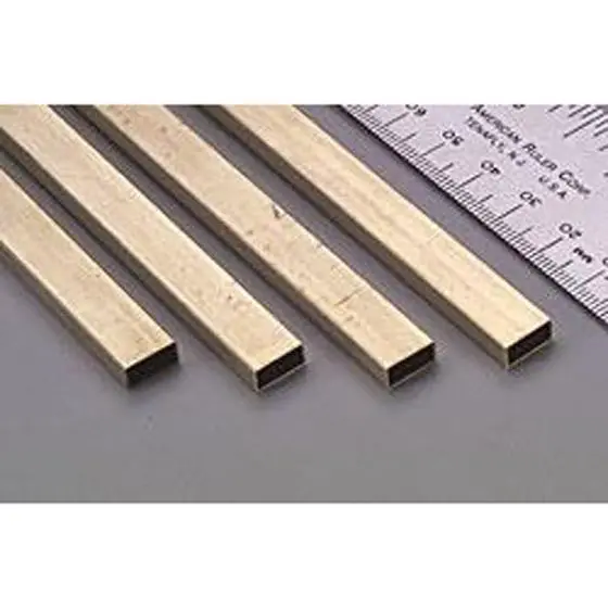 264 - Rectangle Brass Tube 1/8X1/4In X12in 1