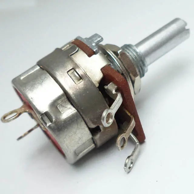 Cf25/Gc/Ss 7/8 - Pot Lin 500K Sw 1/4In Rnd 25Mm 1