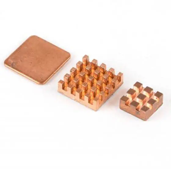 Rpihs-03 - Raspberry Pi 3/4 Heatsink 3Pcs/K 9X9x4mm 14X14x4.5Mm And 15X15x2mmp 1