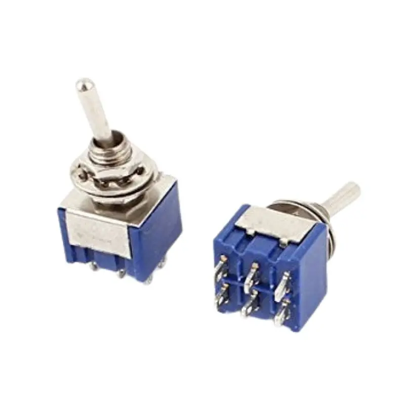 Sabd-2212D - Toggle Switch 2P2t 6A On-None-On 125Vac Th Sol 6Mm Hole 1