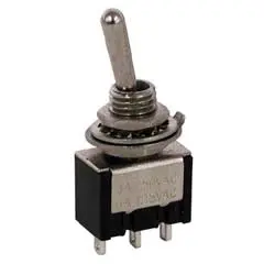 Sw1001 - Toggle Switch 1P2t 6A On-None-On 125Vac Th Sol 6Mm Hole (50 Pcs/Pkg) 1