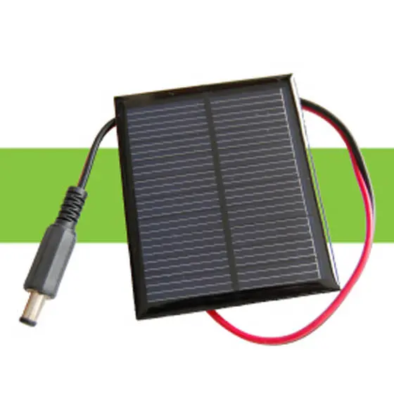 Sc20072 - Solar Panel 7.2V 200Ma 2.7X6.2In W/2.1Mm Plug Termination 1