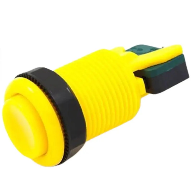Swpus-093004 - Push Switch Mom 1P2t No/Nc Thr Qt 3A 120Vac 28Mm Hole Yellow 1