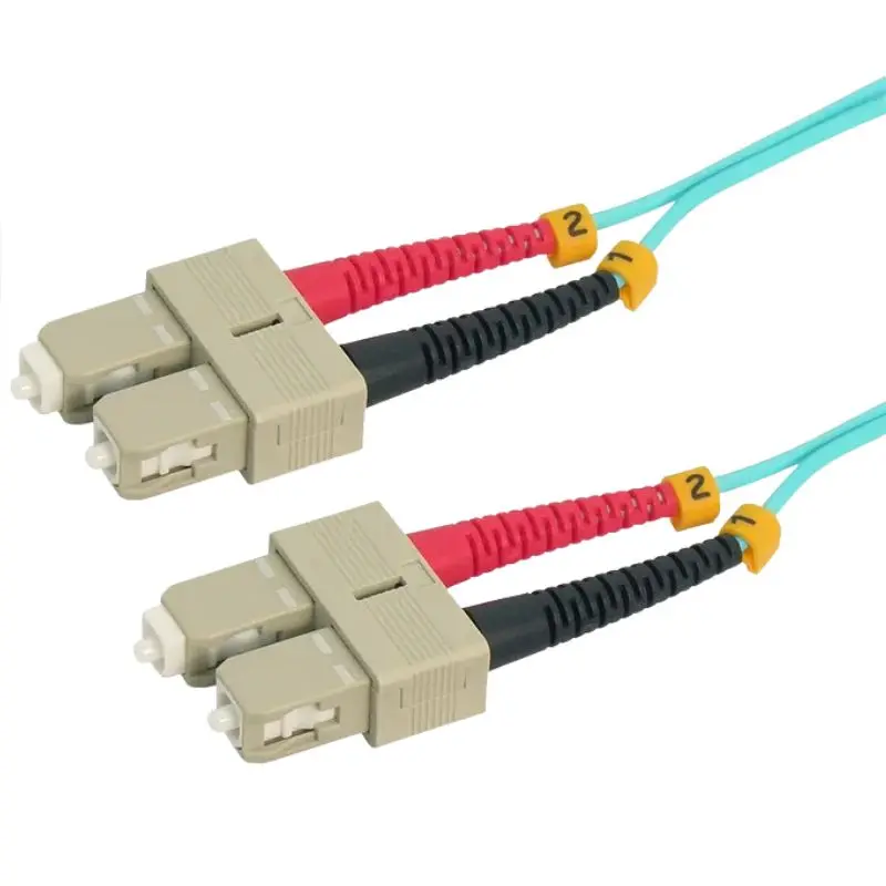 Fo-Ccg002 - Fiber Optic Patch Cord Sc-Sc 2M Duplex Mm Om3 50/125Um Ofnr Blu 1
