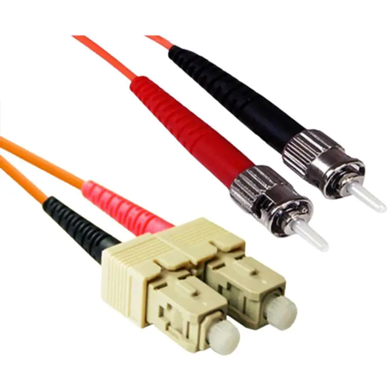 Fo-Ct006 - Fiber Optic Patch Cord Sc-St 6M Duplex Mm 62.5/125Um Ofnr Org 1