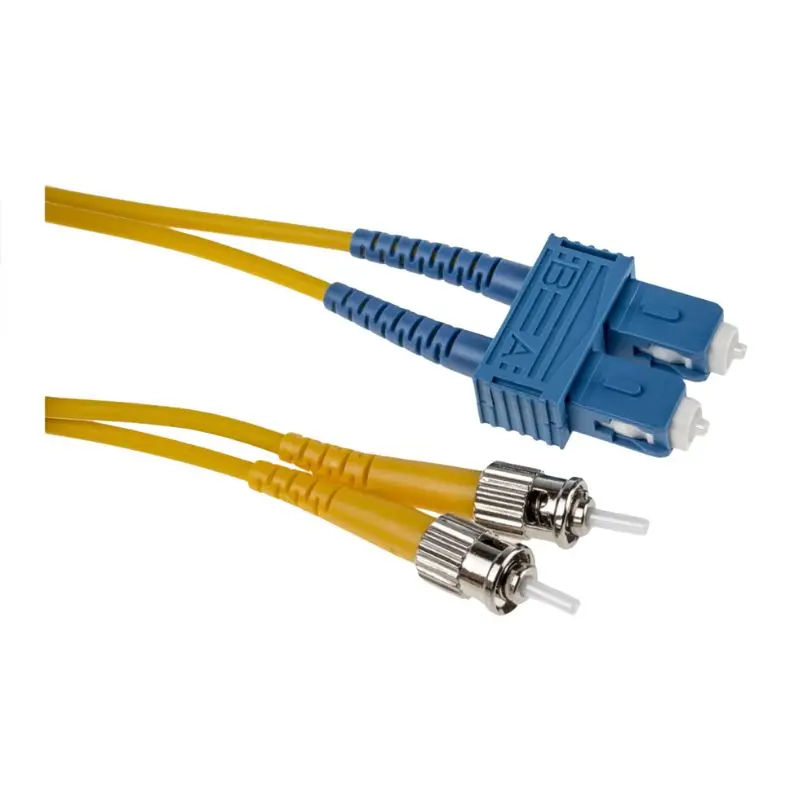 Fs-Ct003 - Fiber Optic Patch Cord Sc-St 3M Duplex Sm 9/125Um Ofnr Yel 1