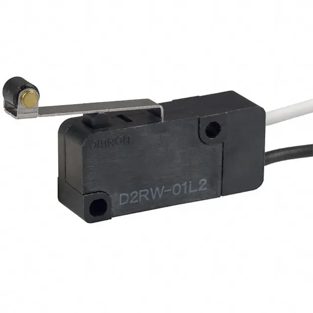 D2rw-01L2 - Micro Switch 1P1t No 36X16mm W/Wire Roller Lever .25A/100Vdc 1