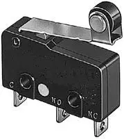 2750017 - Micro Switch 1P2t No/Nc 19X10mm 19Mm Roller Lever 5A/125Vac Sol 1