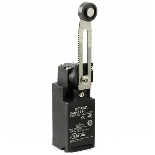 D4n-112G - Limit Switch 2P1t No/Nc 65X35mm 84Mm Roller Arm 3A 240Vac 1