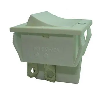 R13-30A - Rocker Switch 1P1t 16A On-Off 125Vac Qt 22X28mm Wht 1