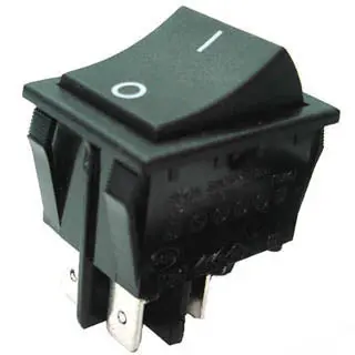 Ca22j72207pq - Rocker Switch 2P1t 15A On-Off 125Vac Qt 22X30mm Blk 1