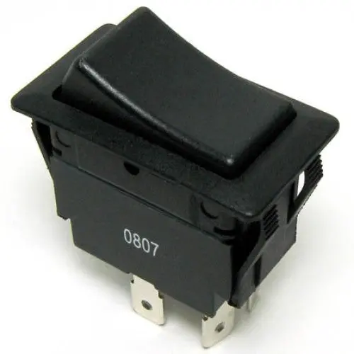 30-630 - Rocker Switch 2P1t 20A On-Off 125Vac Qt 21X38mm Blk 1
