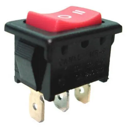 Mr2130-C7-Br3n-Dp - Rocker Switch 1P2t 10A On-Off-On 125Vac Qt 13X20mm Actu Red 1