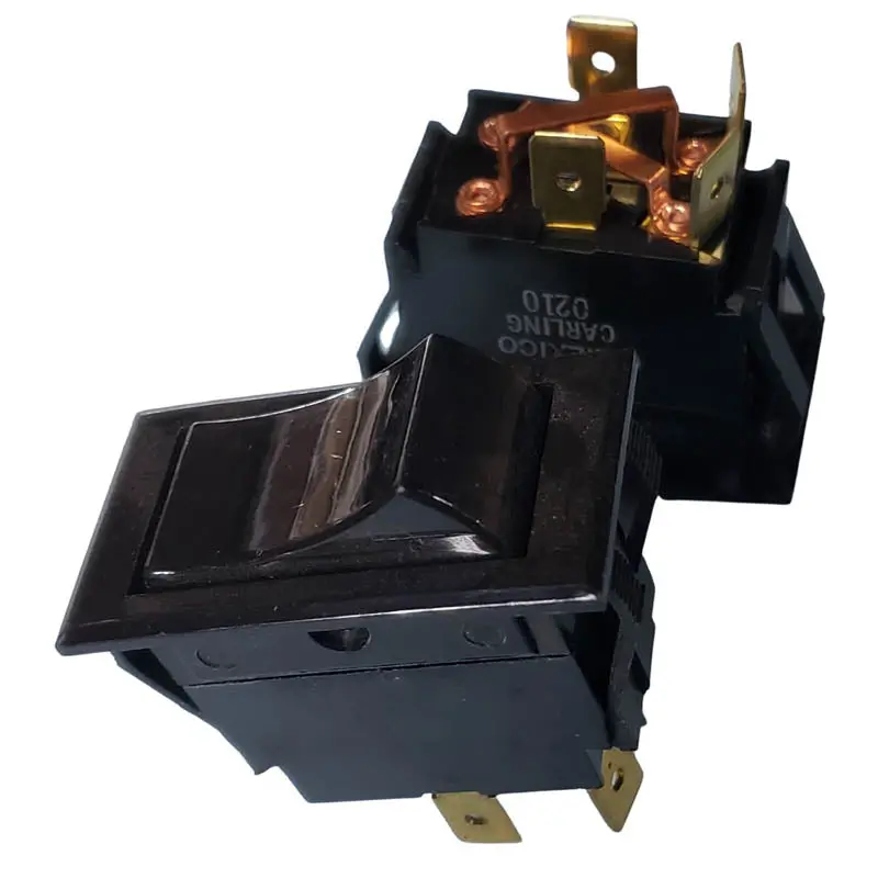 Tigx51-6S-Bl-Nbl - Rocker Switch Reversing 2P2t 15A On-On 125Vac Qt 21X38mm Blk 1