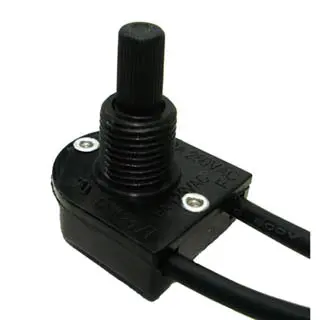 572/057 - Rotary Switch 1P1t Non-Shorting 6A/125Vac Wire Blk Plastic 1