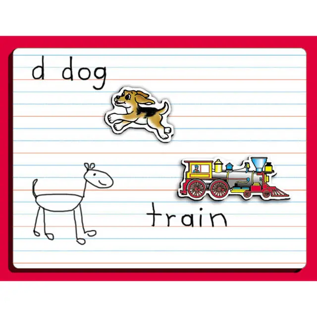Sm-812 - Dry Erase Magnet Board Lined 9 X 12 Inch 1