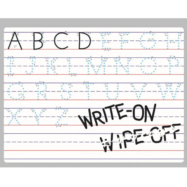 Sm-814 - Dry Erase Magnet Board Traditional Manuscript 9 X 12In 1