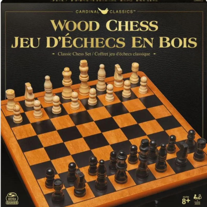 Sml6062188 - Chess Set Wood-Cardinal Classics 1