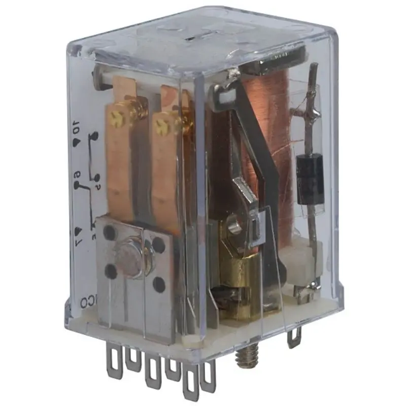 R10-E1z2-V185 - Relay Dc 12V 2P2t 2A 8P Skt 2A/120Vac 1