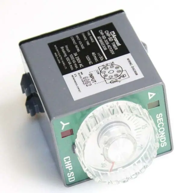 Chp-Sd-30S-Ac120v - Timer Ac 120V On-Delay 0.5-30Sec 2P2t  8P Rnd 3A/250Vac 1