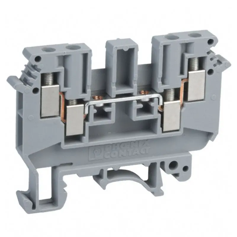 2775016 - Term Block Din Rail 35Mm 30-10 Awg 32A 630V Double Conn Gry 1