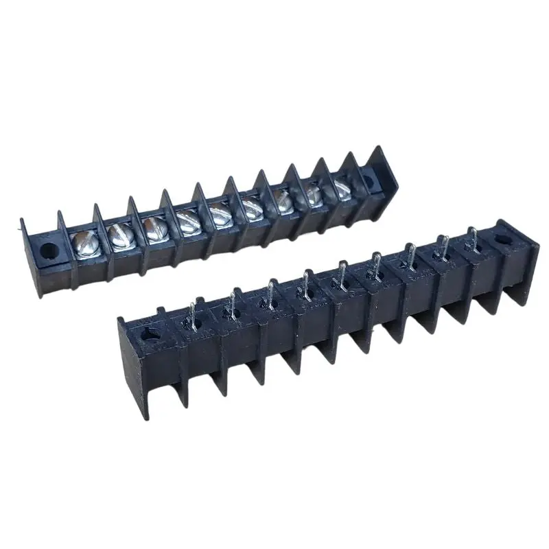 38010-09-0 - Term Block 9P Pcst 1Row 9.5Mm #6 -32 20A/300V 15.8Mm Wide 1