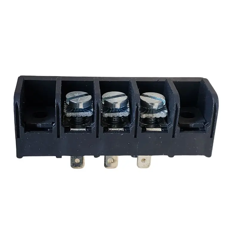 8Qcv-03 - Term Block 3P Pcst 1Row 11Mm #8 -32 16-10Awg 30A/300V W-20Mm Tab 1