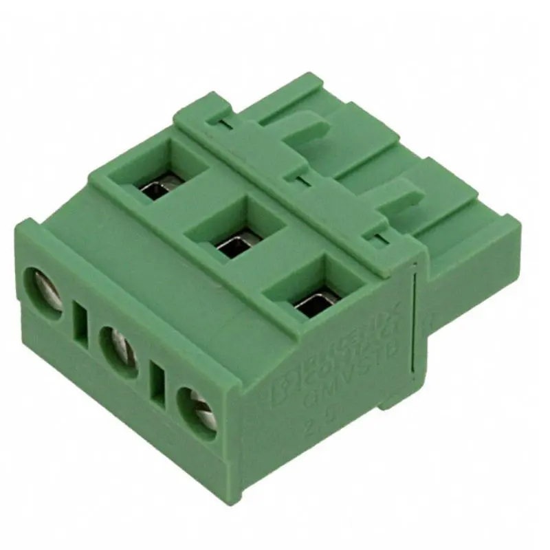 1737712 - Term Block 3P Clamp St 7.5Mm Fem Pluggable Grn 1