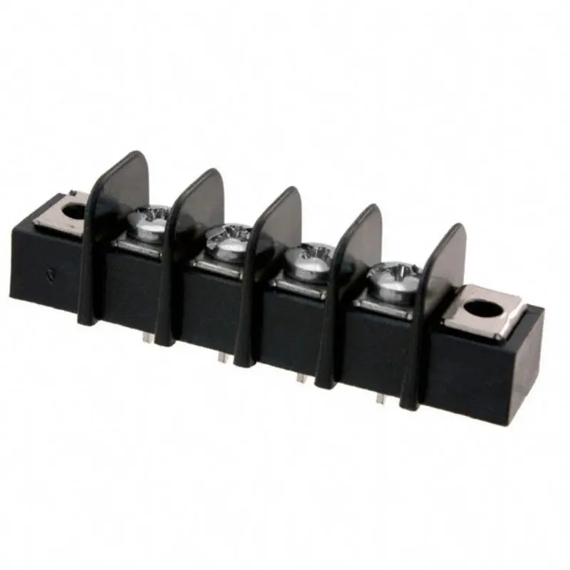 0387206204 - Term Block 4P Pcst 1Row Blk 1