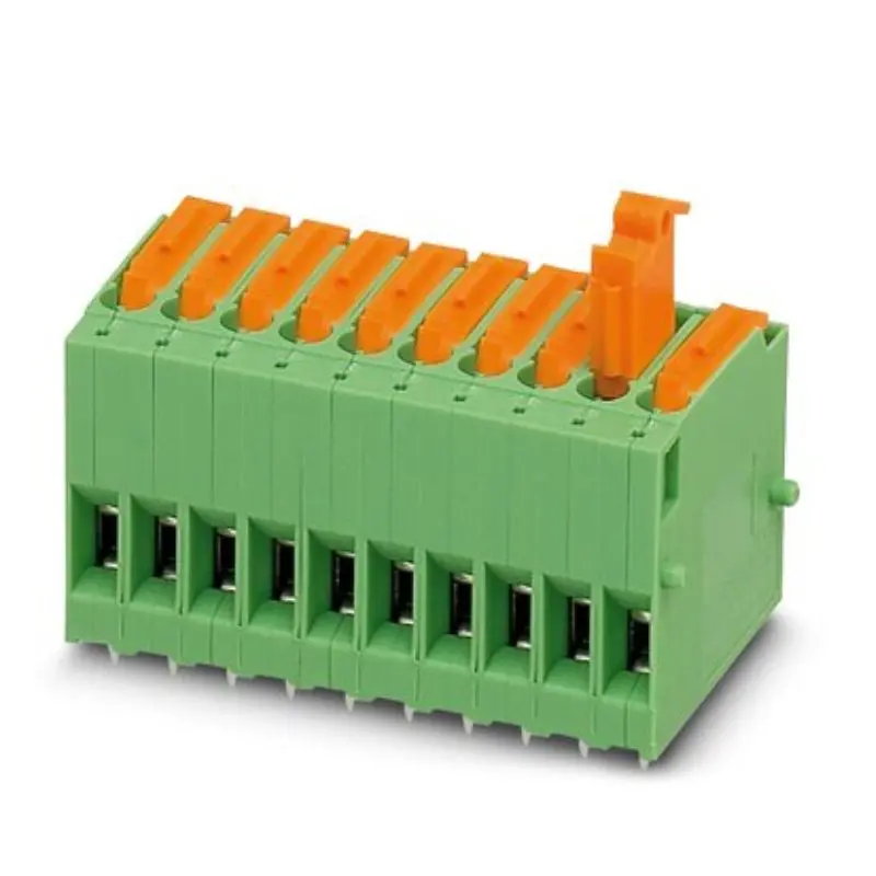 1780015 - Term Block 1P Gang St 5Mm Screw Grn 1