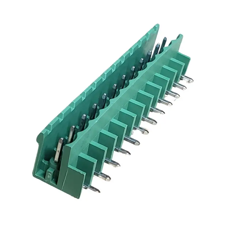 1735785 - Term Block 12P Shrd Pcra 5Mm Male W/O Side Panels Grn 1