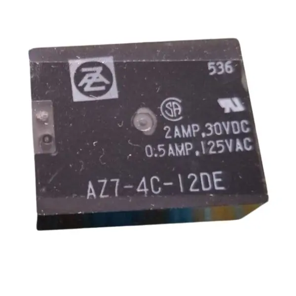 Az7-4C-12De - Relay Dc 12V 4P2t .5A 15P Pcmt .5A/125Vac 2A/30Vdc 1