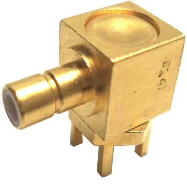 M39012/96-0001 - Mil Spec Smb Plug Pcra Male Pin 75R Gold 1
