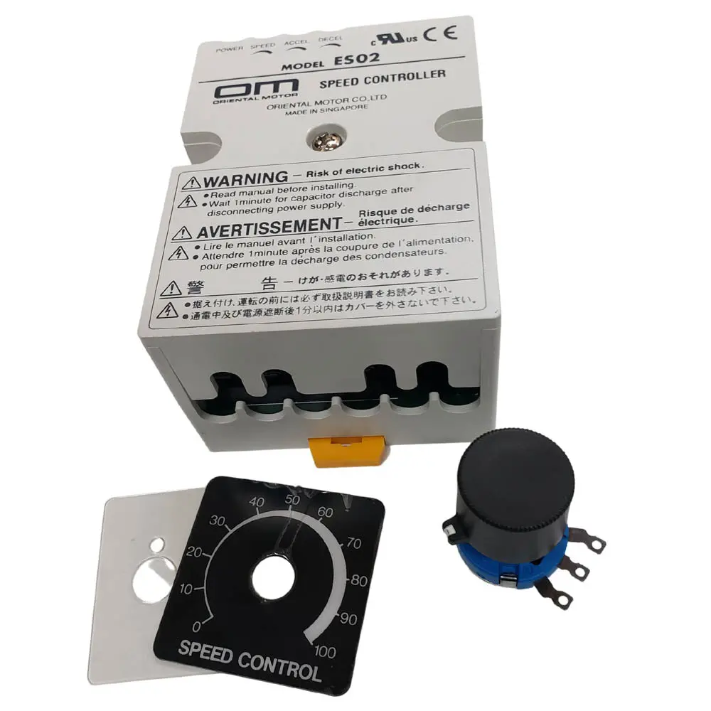 Es02 - Speed Controller For Ac Motor 200-230V 50/60Hz 1.4A Ip20 90W 1