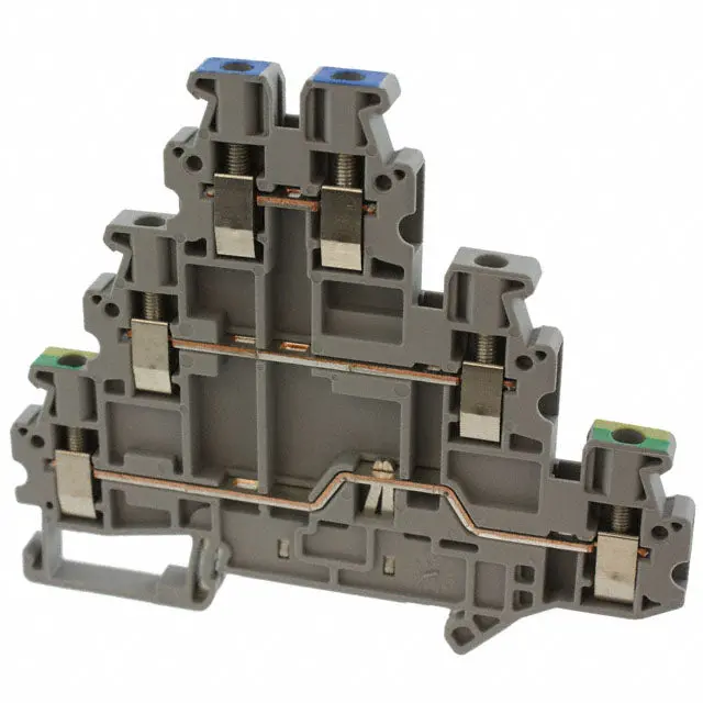 3214291 - Terminal Block Din-Rail 3Level Feed-Thru 6 Screws 1