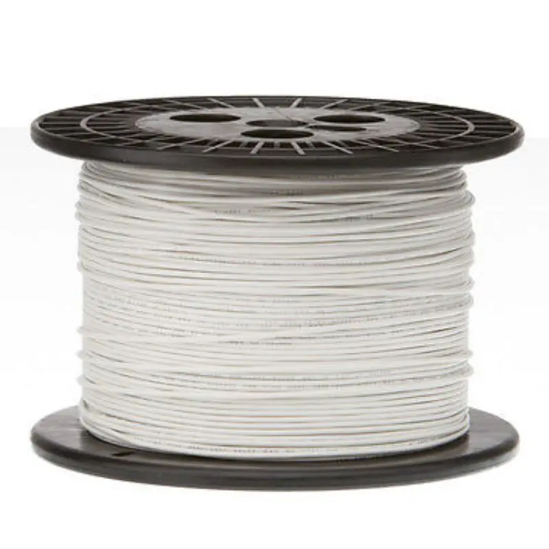 10381-18-W-900 - Teflon Wire Stranded 18Awg 900Ft Wht Unshld Silver Plated Copper 1