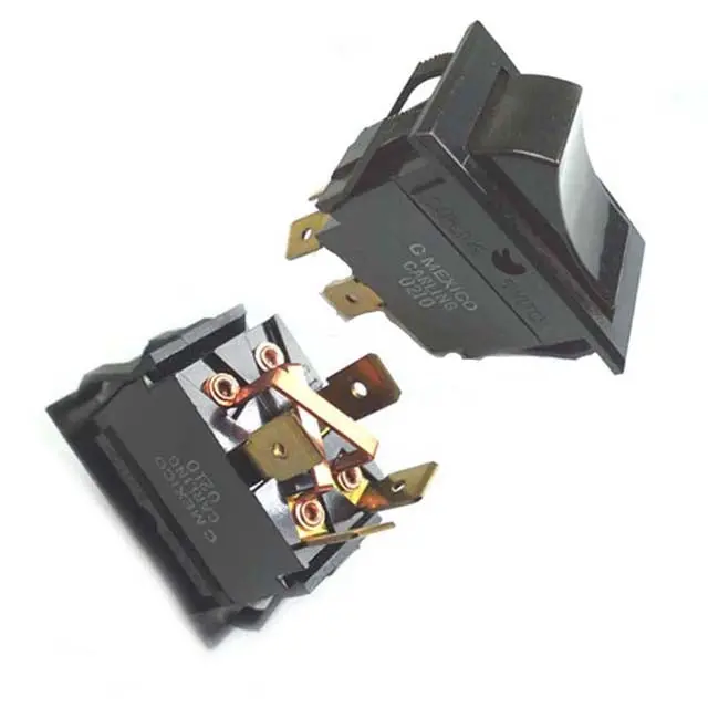 Tigx51-6S-Bl-Nbl - Rocker Switch Reversing 2P2t 15A On-On 125Vac Qt 21X38mm Blk 1