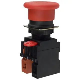 A22e-M-11 - Emergency Push Switch 10A 110Vac Ip65 No+Nc Twist Red Cap 1