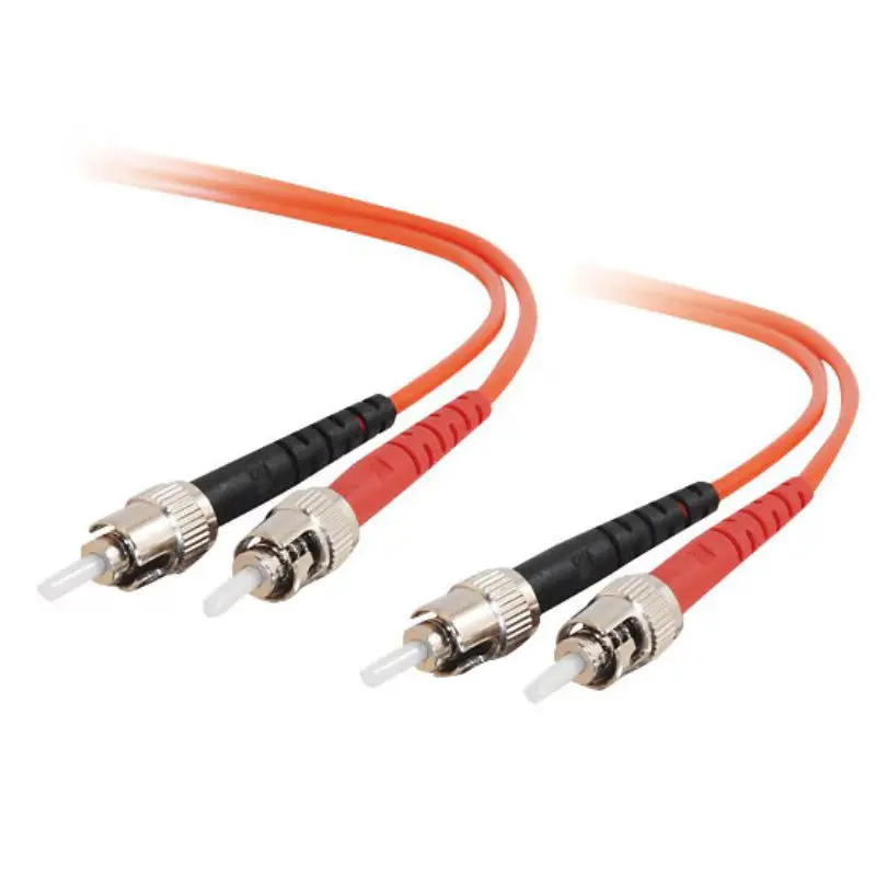 Fo-Tt010 - Fiber Optic Patch Cord St-St 10M Duplex Mm 62.5/125Um Ofnr Org 1