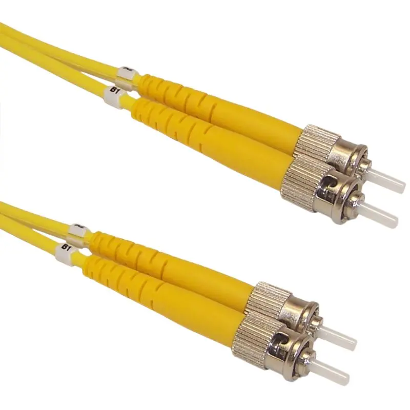 Fs-Tt025 - Fiber Optic Patch Cord St-St 25M Duplex Sm 9/125Um Lszh Yel 1