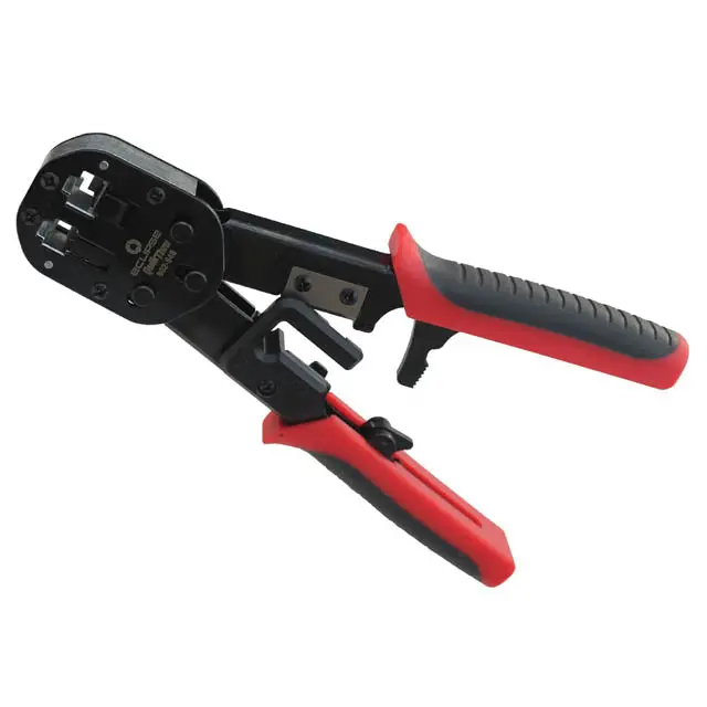 902-548T - Crimper Rj45/Rj11/Rj12 Feed-Thru Wire Cutter And Stripper 1