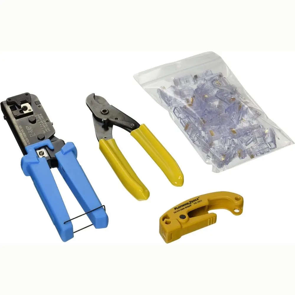 100012 - Ez-Rj45 Cat5e Basic Installation Kit With 50 Ez Cat5e Conn 1