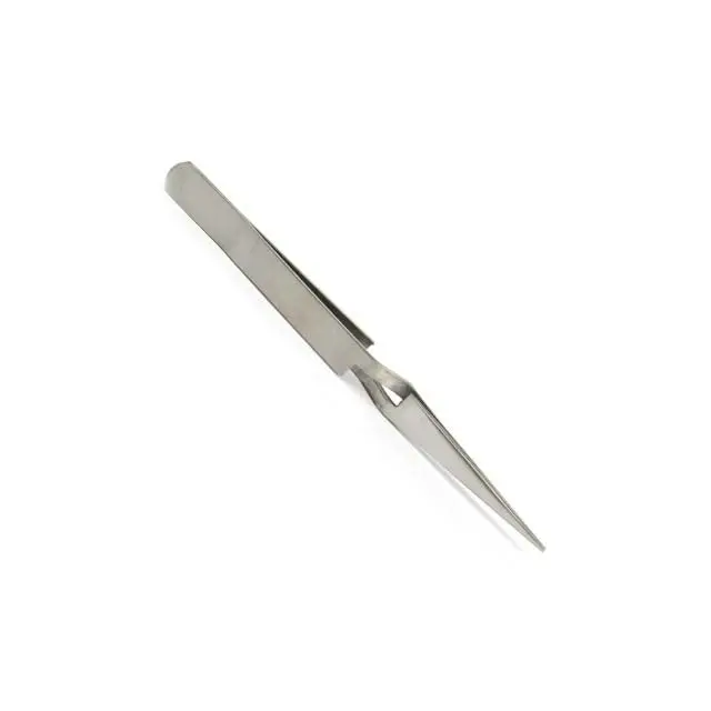 St-16 - Tweezer Metal 4.5In Crossover Straight Pointed Tip 1