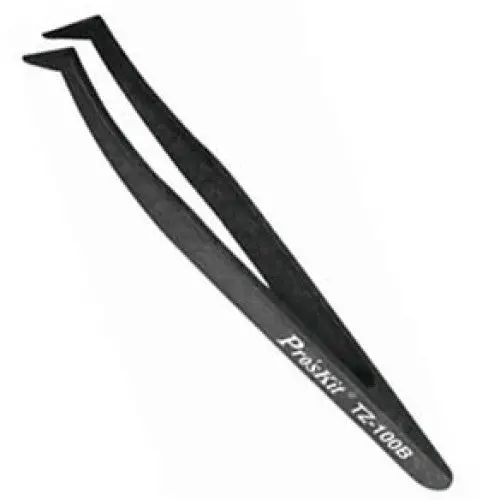900-264 - Tweezer Non-Metal 4.5In Esd Safe Curved Tip 1