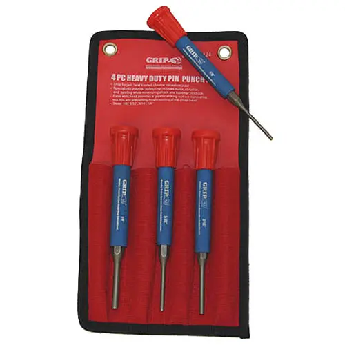 61124 - Pin Punch 4Pc/Set Assorted 1